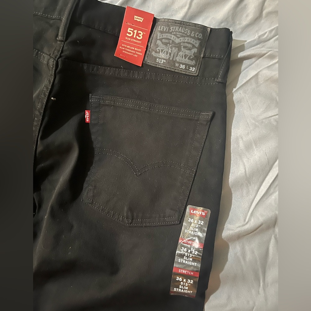 Levi’s 513 slim straight 36x32 “slim straight” style stretch jeans/pants